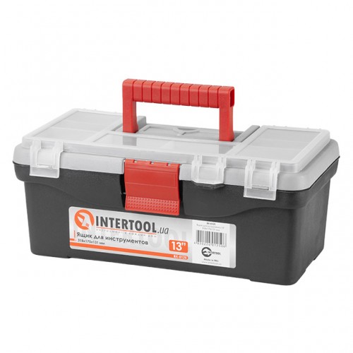 Ящик для інструментів, 13" 318x175x131 мм INTERTOOL BX-0125
