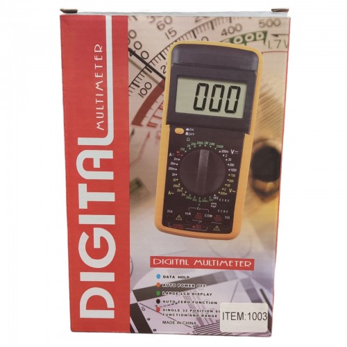 Цифровой Профессиональный мультиметр DT-9205A тестер вольтметр