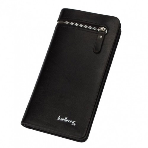 Мужской кошелек клатч портмоне барсетка Baellerry 618 business Чёрный