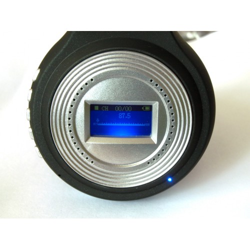 Беспроводные Наушники с MP3 плеером 471 BT Радио с LED Дисплеем чёрные