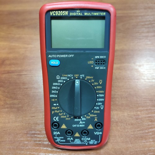 Цифровой Профессиональный мультиметр VC9205N тестер вольтметр