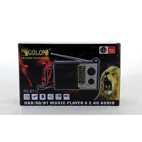 Портативный радио приемник "GOLON" RX-BT18 USB FM