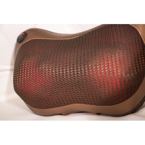 Массажер, массажная подушка для дома и машины Massage pillow CHM-8028 (8 роликов)