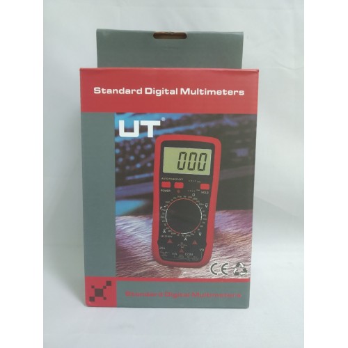 Цифровой Профессиональный мультиметр UT890C тестер вольтметр + термопара