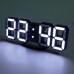 Электронные настольные LED часы с будильником и термометром Caixing CX-2218 белые (белая подсветка)