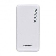 Внешний аккумулятор Power bank AWEI P28K 10000 Mah батарея зарядка БЕЛЫЙ