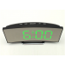 Электронные зеркальные часы настольные EDLT DT-6507 Черные с Зелёной подсветкой