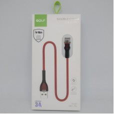 Шнур для зарядки Micro USB - USB GOLF GC-74 кабель Красный