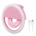 Вспышка-подсветка для телефона селфи-кольцо Selfie Ring Ligh Розовый