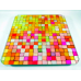 Электронные напольные весы Domotec MS-2019 до 180 кг с ЖК дисплеем Разноцветные квадратики
