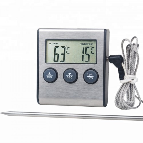 Цифровой термометр TP-700 для духовки (печи) с выносным датчиком до 250°С