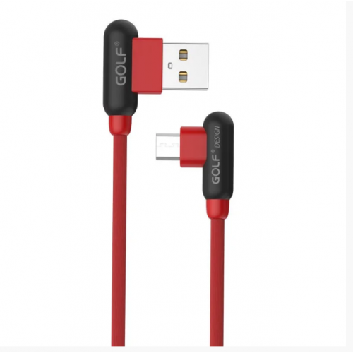 Шнур для зарядки Type-C USB GOLF GC-45 кабель 2,4A Красный