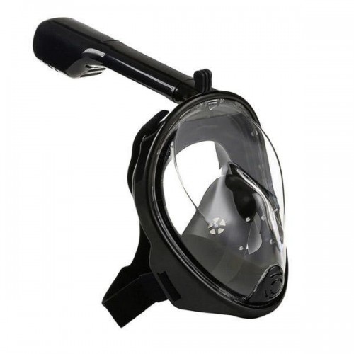 Полнолицевая маска для плавания FREE BREATH (S/M) M2068G с креплением для камеры Черный