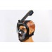 Полнолицевая маска для плавания FREE BREATH (S/M) M2068G с креплением для камеры Черный
