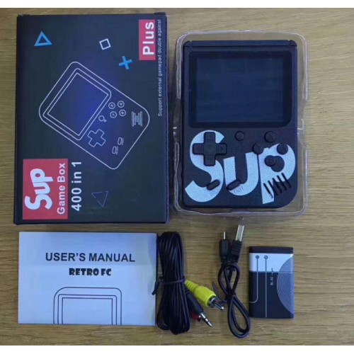 Игровая консоль приставка dendy SEGA 400 игр 8 Bit SUP Game без джойстика черный