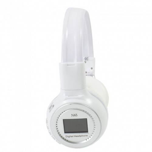Беспроводные Bluetooth наушники Wireless N65 Stereo Белые