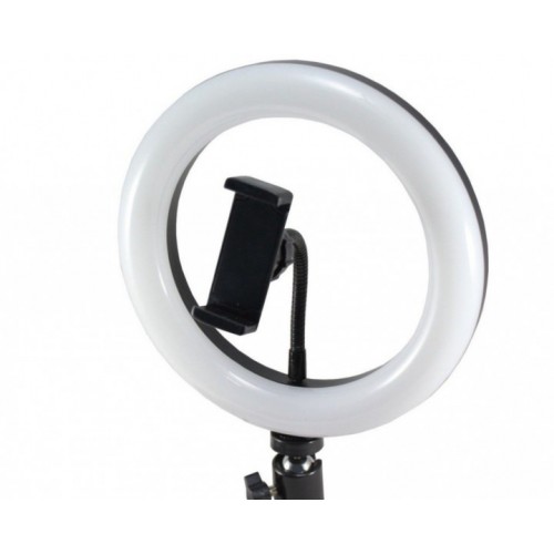 Кольцевая LED лампа 33 см с держателем для телефона селфи кольцо для блогера