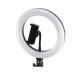 Кольцевая LED лампа 33 см с держателем для телефона селфи кольцо для блогера