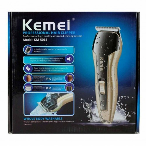 Беспроводная машинка для стрижки волос Kemei KM-5015