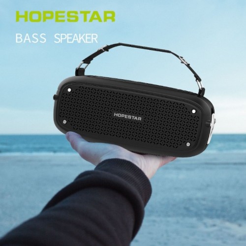 Портативная Bluetooth колонка Hopestar A21 ФМ, MP3, USB Чёрный