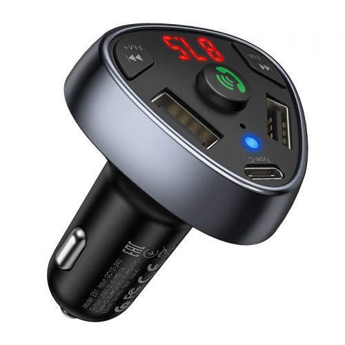 Автомобильный FM трансмиттер модулятор Bluetooth MP3 Hoco E51 Road Treasure
