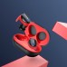 Наушники TWS Bluetooth 5.0 универсальные HOCO ES 41 Чёрно - Красные с кейсом Super Bass