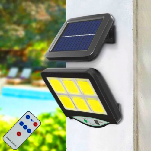 Фонарь подвесной уличный Solar light BK-128-6 COB на солнечной батарее с датчиком движения