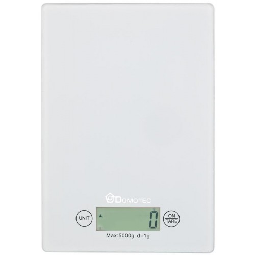 Электронные сенсорные кухонные весы на 5 кг Domotec MS-912 Белые