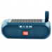 Портативная переносная Bluetooth колонка TG-182 радио и солнечной батареей Синяя