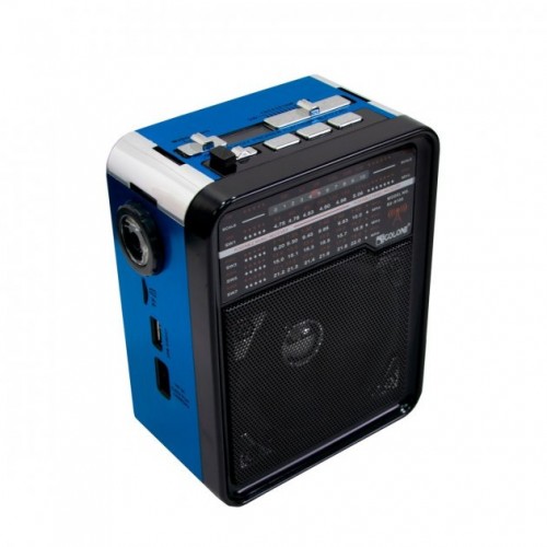 Радиоприемник с USB выходом GOLON RX-9100 Чёрный с синий
