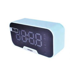 Колонка Bluetooth Kimiso K10 LED CLOCK с будильником и подставкой Бирюзовый