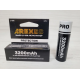 Литий-ионный аккумулятор Arexes 18650 Li-Ion 3200 mAh, 3.7V для приборов с высоким энергопотреблением защита Чёрный