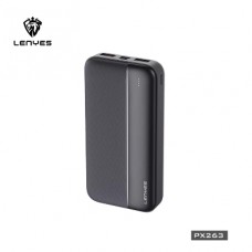 Внешний аккумулятор Power bank Lenyes PX263 20000 Mah батарея зарядка Чёрный