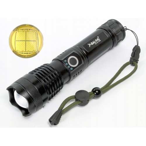 Тактический мощный фонарь POLICE BL-X71-P90 фонарик аккумулятор 26650 Type C