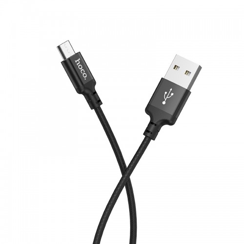 Кабель USB - Micro USB HOCO X14 Times speed 1.7A Чёрный