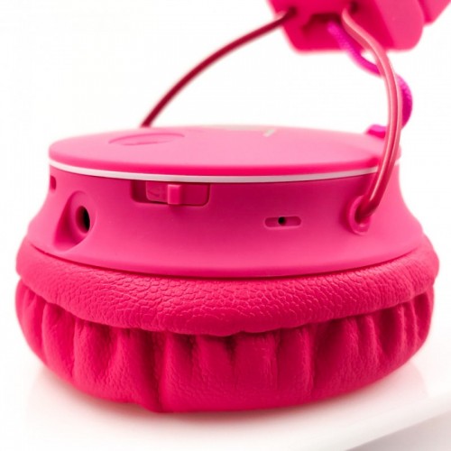 Беспроводные Bluetooth Наушники с MP3 плеером NIA-X2 Радио блютуз Розовые
