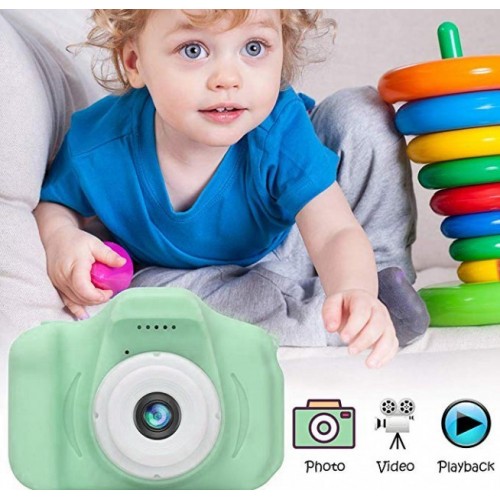 Детский цифровой фотоаппарат Kids Camera GM14 с записью видео Салатовый