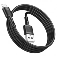 Кабель для зарядки телефонов USB - Micro USB HOCO X83 Victory 2.4A Чёрный