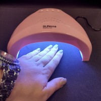 УФ лампа для гель-лака SUN ONE LED UV Lamp 48 W для полимеризации, наращивания ногтей USB Розовая