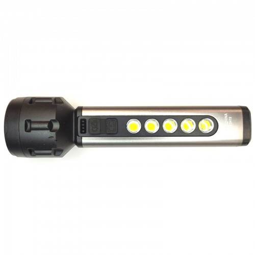 Ручной светодиодный аккумуляторный фонарь лампа с боковым светом COBA CB-C67 USB