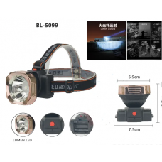 Налобный фонарь На батарейках 3 шт АА BL-5099