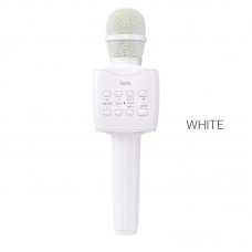 Беспроводной микрофон караоке HOCO BK5 Cantando karaoke microphone Bluetooth Белый