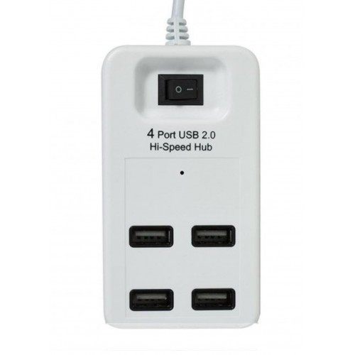 USB Хаб на 4 порта USB 2.0 P-1601 Белый