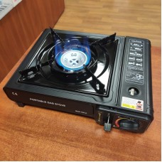 Туристическая портативная газовая плита горелка Portable Gas Stove BDZ-155-A с переходником