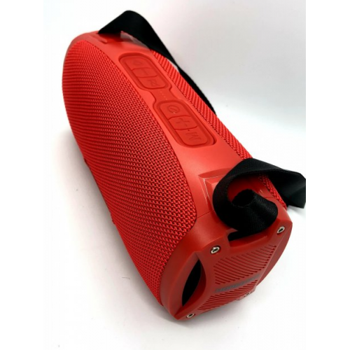 Портативная акустическая стерео колонка Hopestar H24 Pro (Bluetooth, MP3, FM, AUX, Mic, LED) Красный