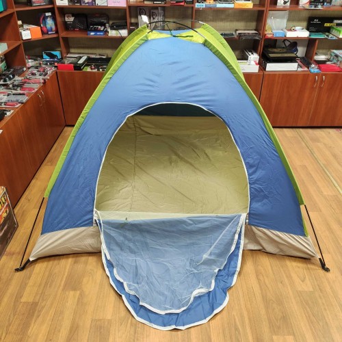 Палатка туристическая раскладная 200 х 200 см двухместная с москитной сеткой (50387)
