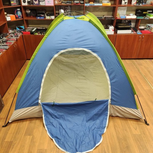 Палатка туристическая раскладная 200 х 200 см двухместная с москитной сеткой (50387)