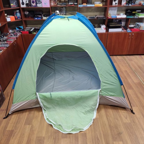 Палатка туристическая раскладная 200 х 200 см двухместная с москитной сеткой (50390)