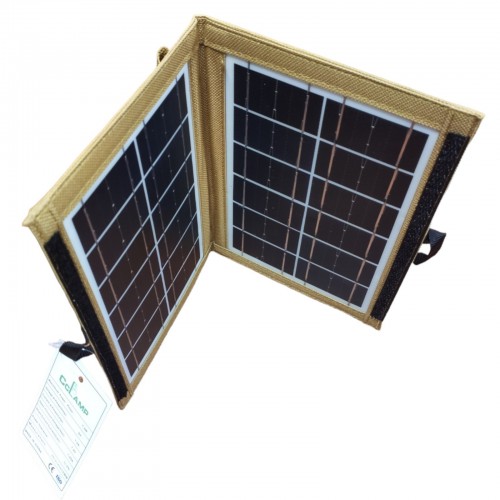 Солнечная панель трансформер CcLamp CL-670 7Вт зарядка от солнца Solar Panel Песочные