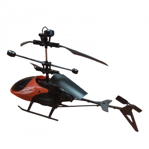 Вертолет на радиоуправлении 9900  пульт 2,4 G, встроенный аккумулятор, подсветка Чёрный с красным